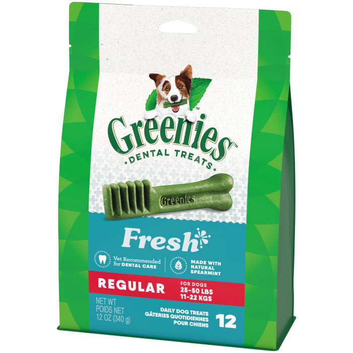 Greenies Dog Dental Treats Regular Fresh 12oz (12 Count)