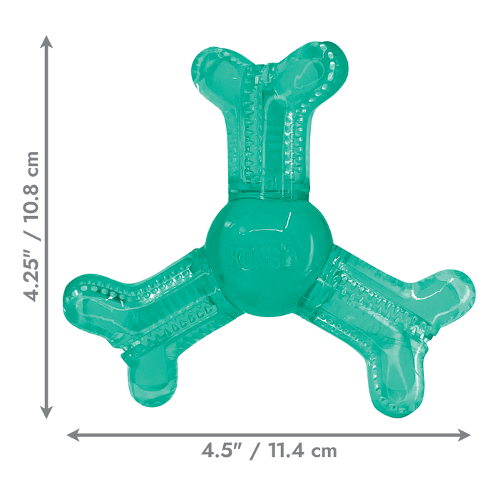 KONG Squeezz Dental Roller Bone Dog Chew XS/SM - 2 - Image 4