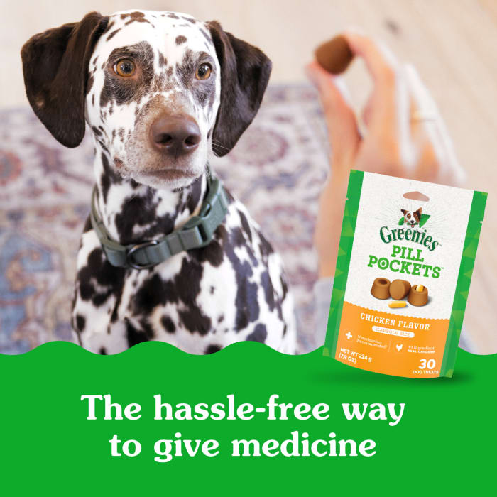 Greenies Pill Pockets for Tablets Chicken 3.2oz (30 Treats)