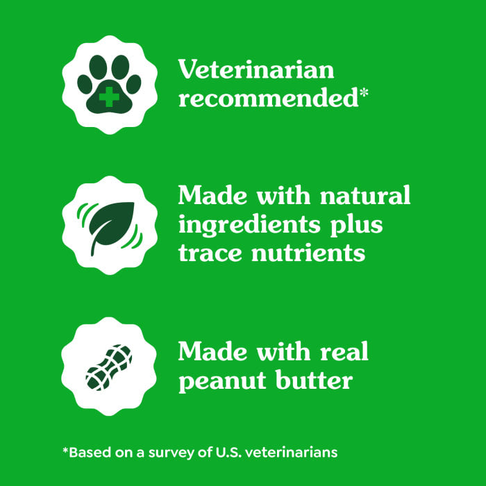 Greenies Pill Pockets for Tablets Peanut Butter 3.2oz (30 Treats)