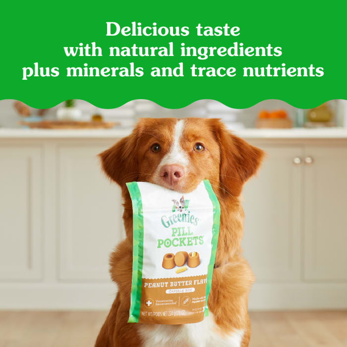 Greenies Pill Pockets for Tablets Peanut Butter 3.2oz (30 Treats)