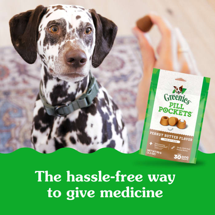 Greenies Pill Pockets for Tablets Peanut Butter 3.2oz (30 Treats)