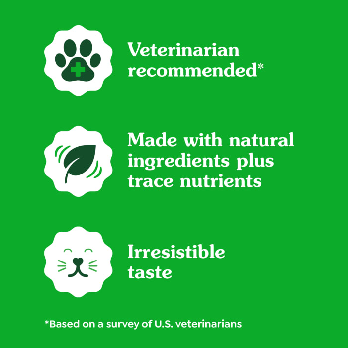 Greenies Feline Pill Pockets Natural Soft Cat Treats Catnip 1.6oz (45 Treats)