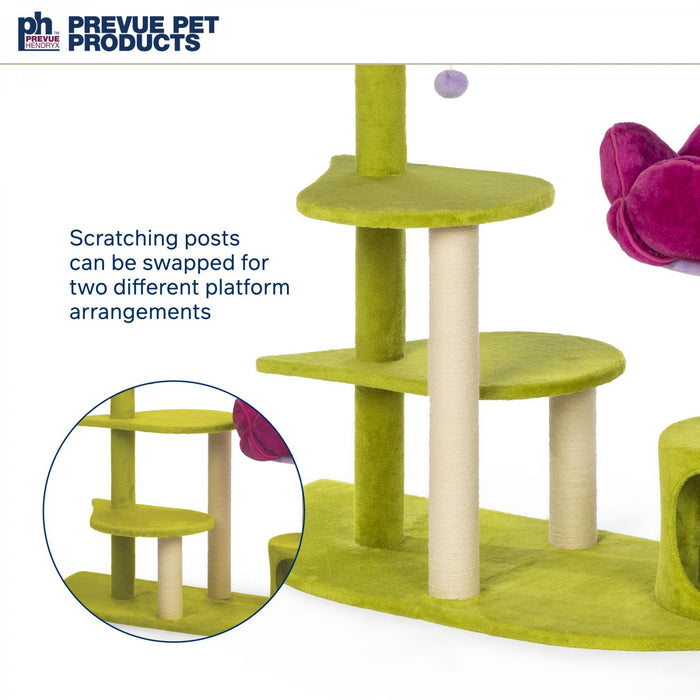 Prevue Pet Products Kitty Flower Garden Cat Tower