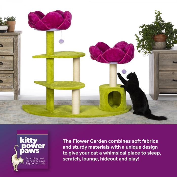 Prevue Pet Products Kitty Flower Garden Cat Tower