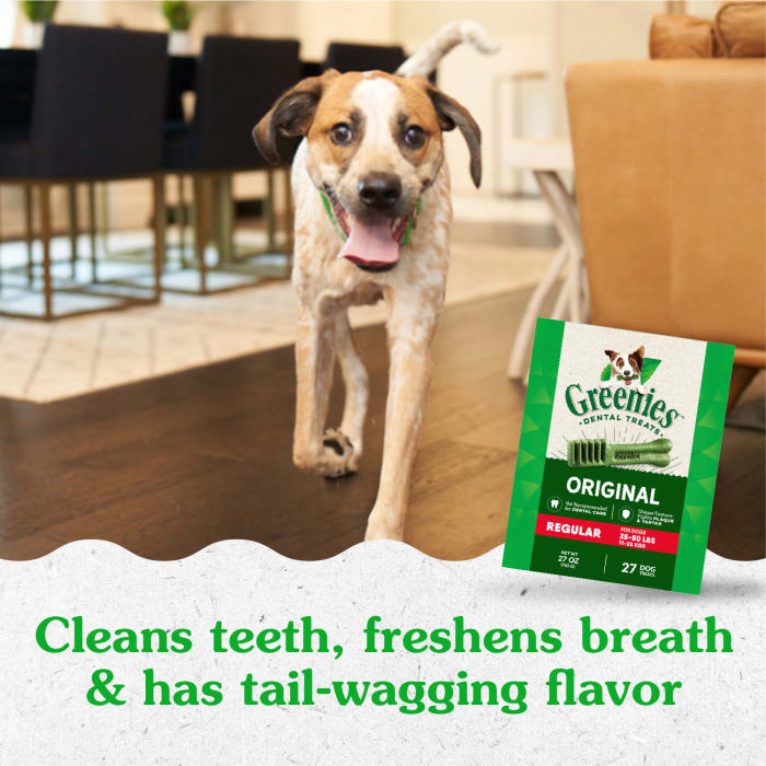 Greenies Dog Dental Treats Regular Original 27oz (27 Treats)