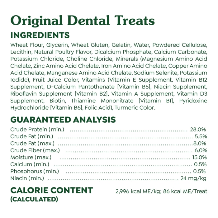 Greenies Dog Dental Treats Regular Original 36oz (36 Count)