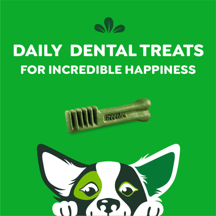 Greenies Dog Natural Dental Treats Petite Original 6oz (10 Treats)