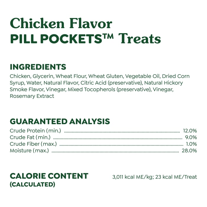 Greenies Pill Pockets for Capsules Chicken 15.8 oz (Pack of 60)