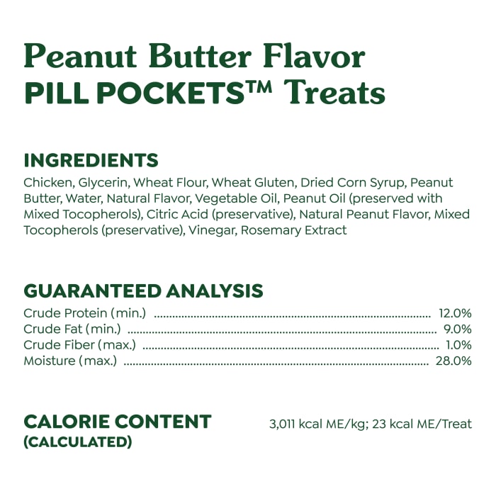 Greenies Pill Pockets for Capsules Peanut Butter 60ct 15.8 oz
