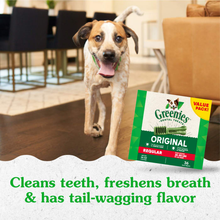 Greenies Dog Dental Treats Regular Original 36oz (36 Count)