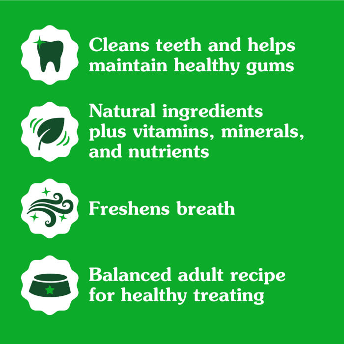 Greenies Dog Natural Dental Treats Teenie Original 6oz (22 Treats)
