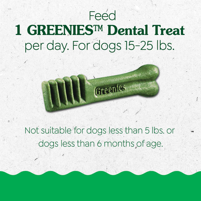 Greenies Puppy 6+ Months Dog Dental Treats Petite 12oz (20 Treats)