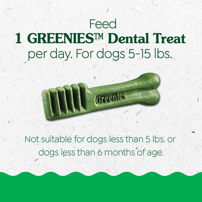 Greenies Puppy 6+ Months Dog Dental Treats Teenie 12oz (43 Treats)