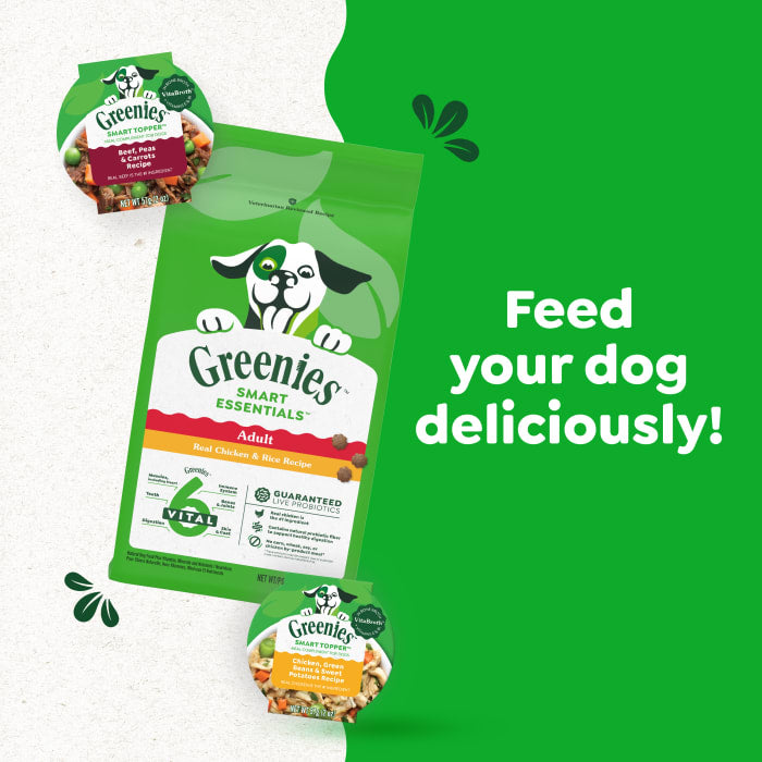 Greenies Smart Topper Wet Mix-In for Dogs Chicken, Green Beans & Sweet Potatoes Recipe 2oz (Pack of 10)