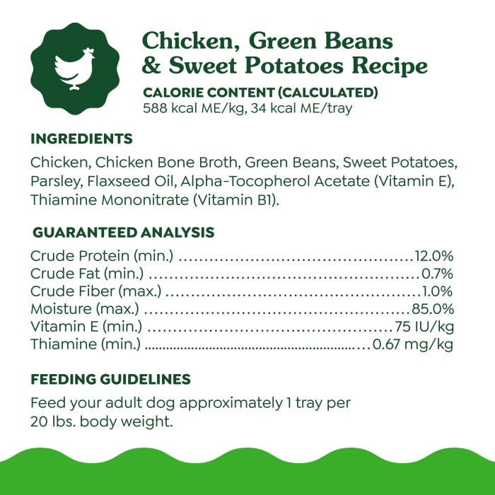 Greenies Smart Topper Wet Mix-In for Dogs Chicken, Green Beans & Sweet Potatoes Recipe 2oz (Pack of 10)