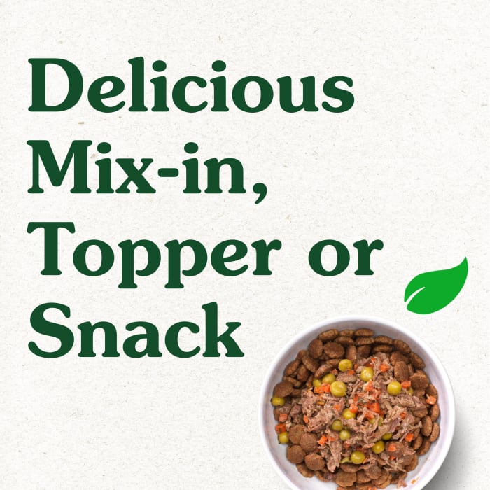 Greenies Smart Topper Wet Mix-In for Dogs Beef, Peas & Carrots 2oz (Pack of 10)