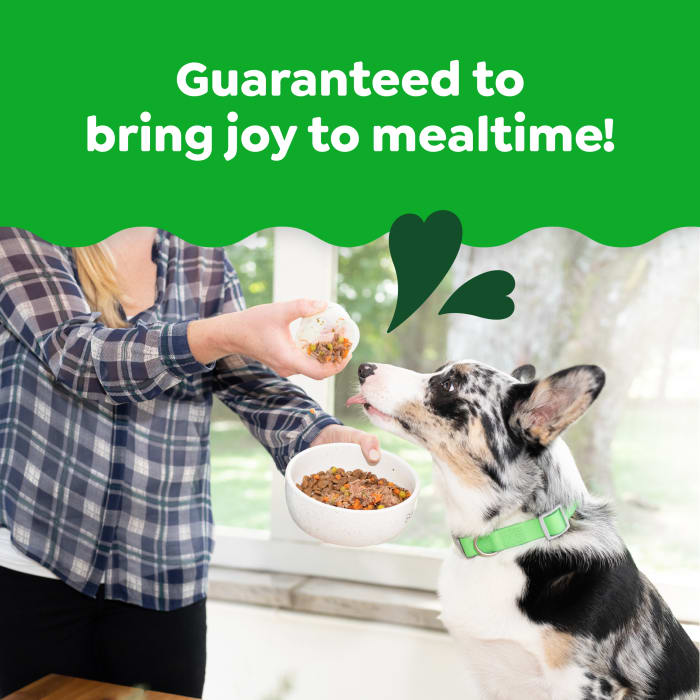Greenies Smart Topper Wet Mix-In for Dogs Beef, Peas & Carrots 2oz (Pack of 10)