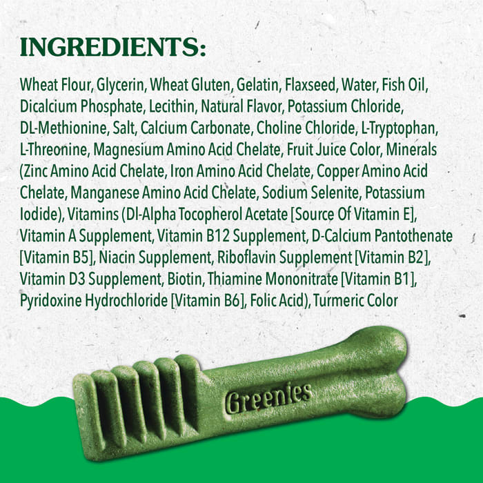 Greenies Puppy 6+ Months Dog Dental Treats Teenie 6oz (22 Treats)