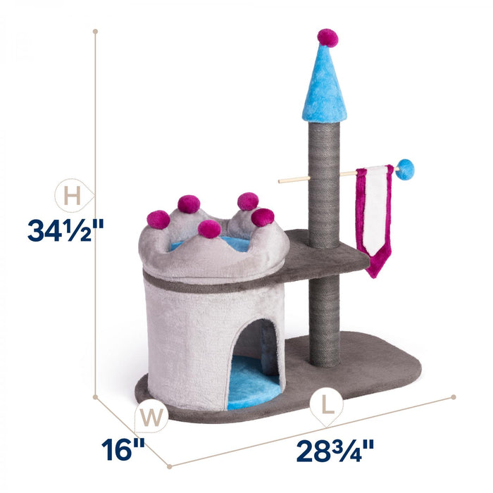 Prevue Pet Products Kitty Power Paws King's Manor Cat Tower