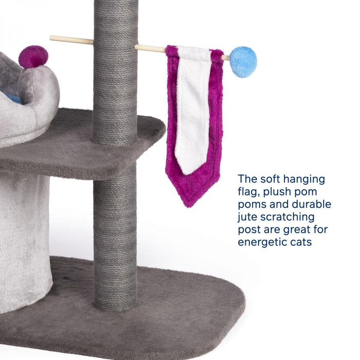 Prevue Pet Products Kitty Power Paws King's Manor Cat Tower