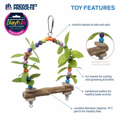 Prevue Pet Products Playfuls Birds of Paradise Swing Bird Toy