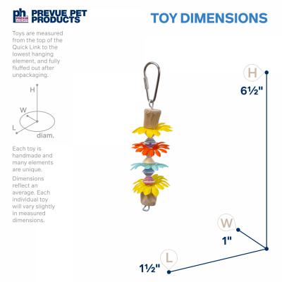 Prevue Pet Products Playfuls Kauai Totem Bird Toy