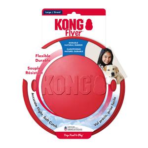 KONG Flyer Dog Toy Red LG - Image 10