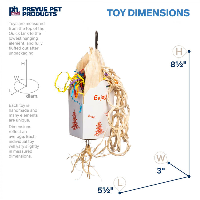 Prevue Pet Products Takeout - Playfuls Forage and Engage Bird Toy