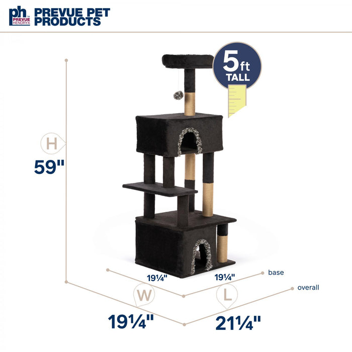 Prevue Pet Products Kitty Power Paws Dark Cat Tower