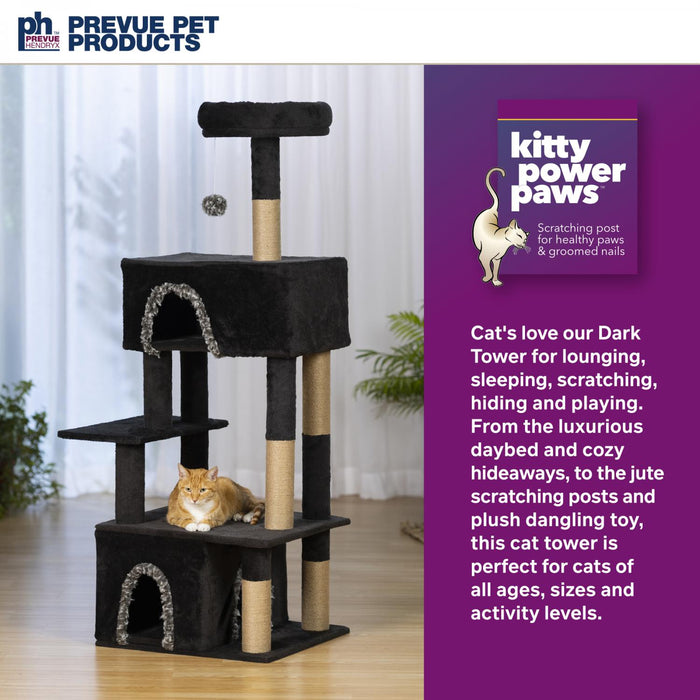 Prevue Pet Products Kitty Power Paws Dark Cat Tower