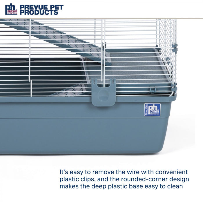 Prevue Pet Products Bungalow Universal Small Animal Home, Blue & White