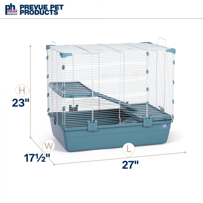 Prevue Pet Products Bungalow Universal Small Animal Home, Blue & White