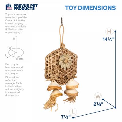 Prevue Pet Products Naturals Dreamers Delight Bird Toy