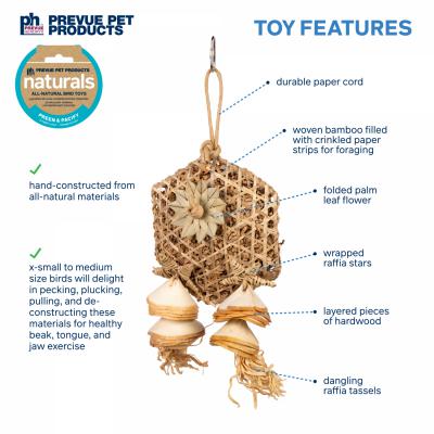Prevue Pet Products Naturals Dreamers Delight Bird Toy