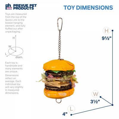 Prevue Pet Products Playfuls Patty Stack Bird Toy