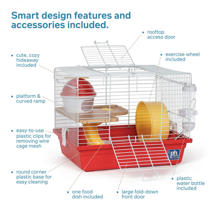 Prevue Pet Products Hamster Haven 2-Story Starter