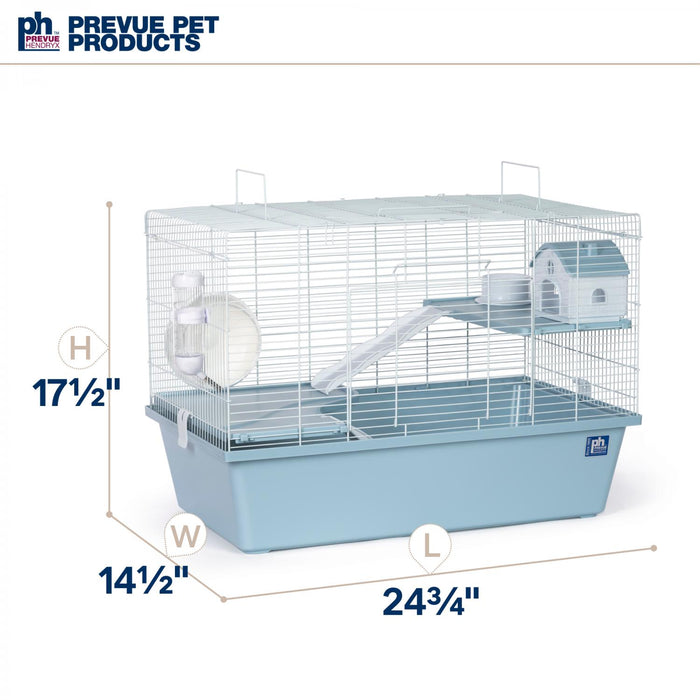 Prevue Pet Products Hamster Haven 3-Story Deluxe Home, Light Blue