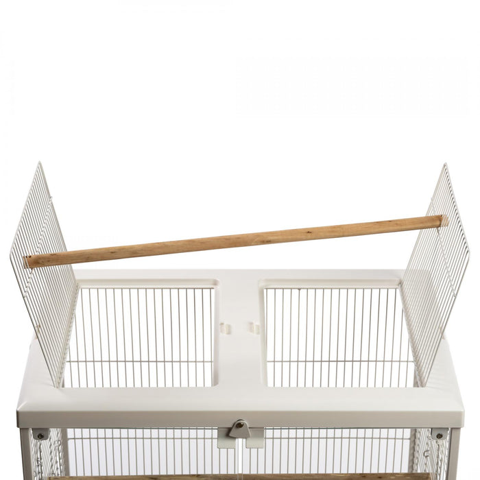 Prevue Pet Products Crystal Palace Luxe, White