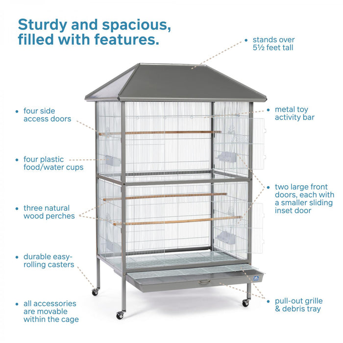 Prevue Pet Products Charming Aviary Flight Cage Jumbo