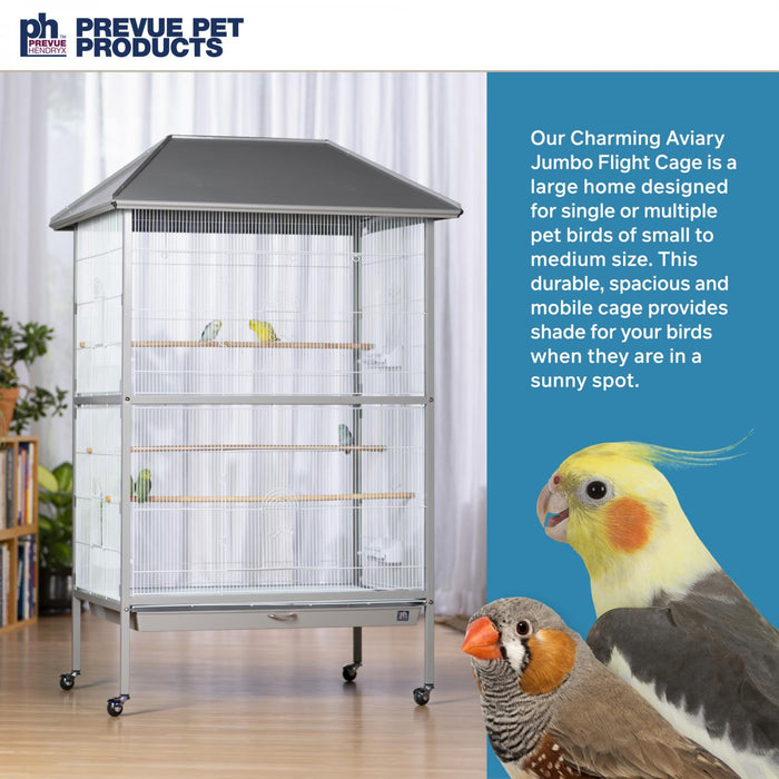 Prevue Pet Products Charming Aviary Flight Cage Jumbo