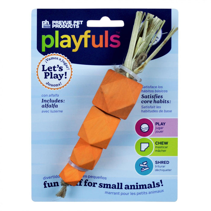 Prevue Pet Products Alfalfa Carrot Crunch Small Animal Chew Toy