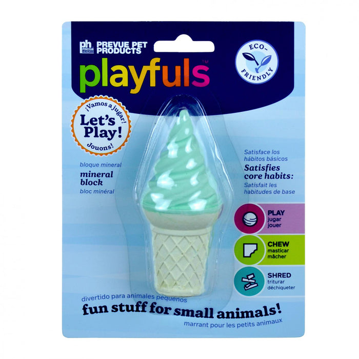 Prevue Pet Products Icy Cone Mineral Block for Small Animals