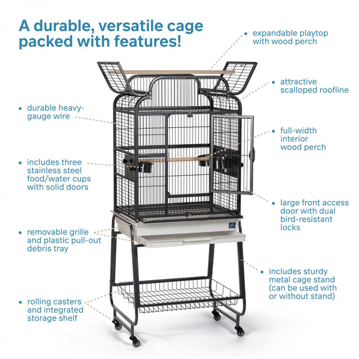 Prevue Pet Products On the Fly Playtop Bird Cage with Stand