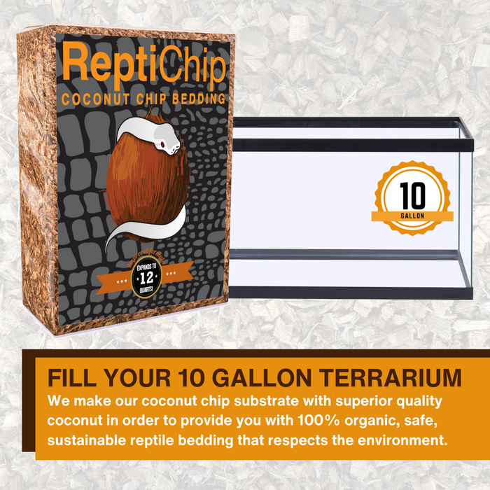 ReptiChip Coarse Coconut Chip Ready to Use Mix