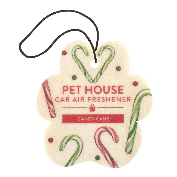 One Fur All Candy Cane Car Air Freshener