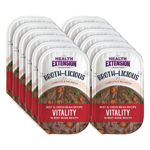 Health Extension Broth-Licious Beef & Green Bean in Bone Broth -Vitality Recipe for Adult Dogs - Image 8