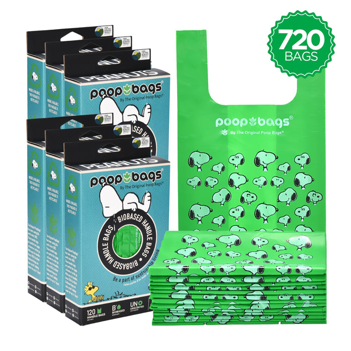 The Original Poop Bags Snoopy® Handle Tie Poop Bags