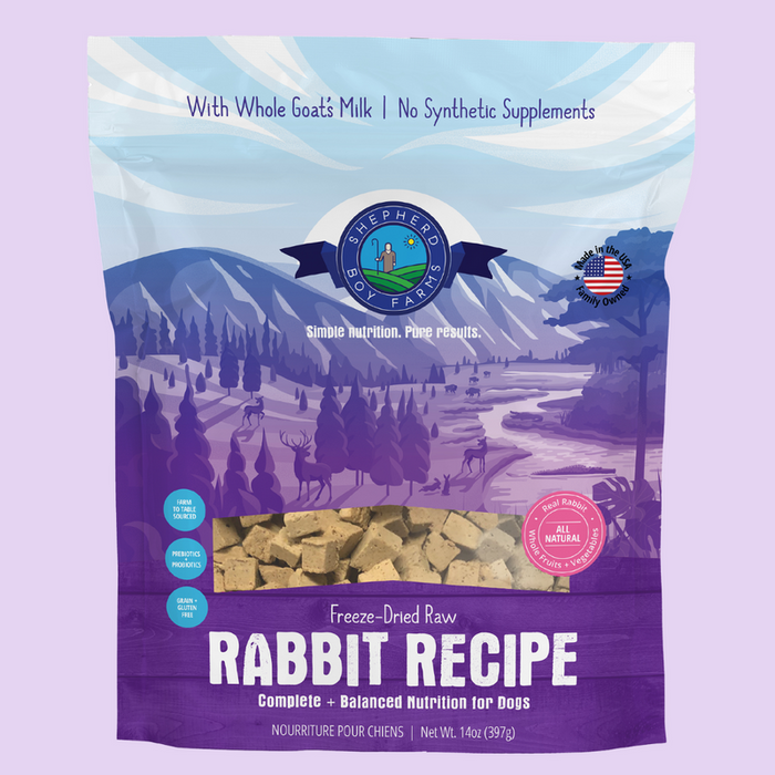 Shepherd Boy Farms Freeze-Dried Rabbit Recipe 14oz - Image 4