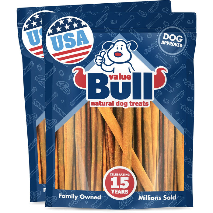 Value Pet Supplies ValueBull USA Collagen Sticks for Dogs, 7-12 Inch Varied Chews, Natural Long-Lasting Dog Treats, 2 Pound